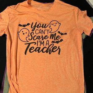 teacher shirt. funny. worn once